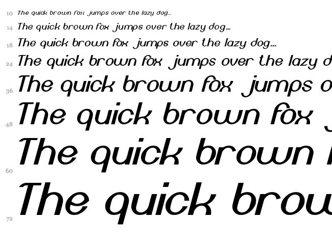 Engine Power font waterfall